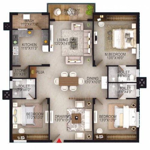 Duplex House Design in Ranchi
